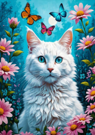 Enjoy 2140 - White Cat - 1000 stukjes