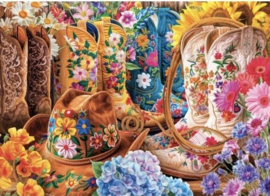 Eurographics 5948 - Cowgirl Boots - 1000 stukjes