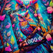 Enjoy 2224 - Dazzling Owl - 1000 stukjes
