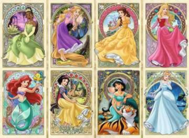 Ravensburger Disney - Art Nouveau Prinsessen - 1000 stukjes