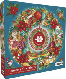 Gibsons 3707 - Season's Greetings - 500 stukjes