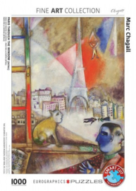 Eurographics Marc Chagall  - Paris Through the Window - 1000 stukjes