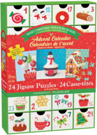 Eurgraphics Advent Calendar - Sweet Christmas - 24x50 stukjes
