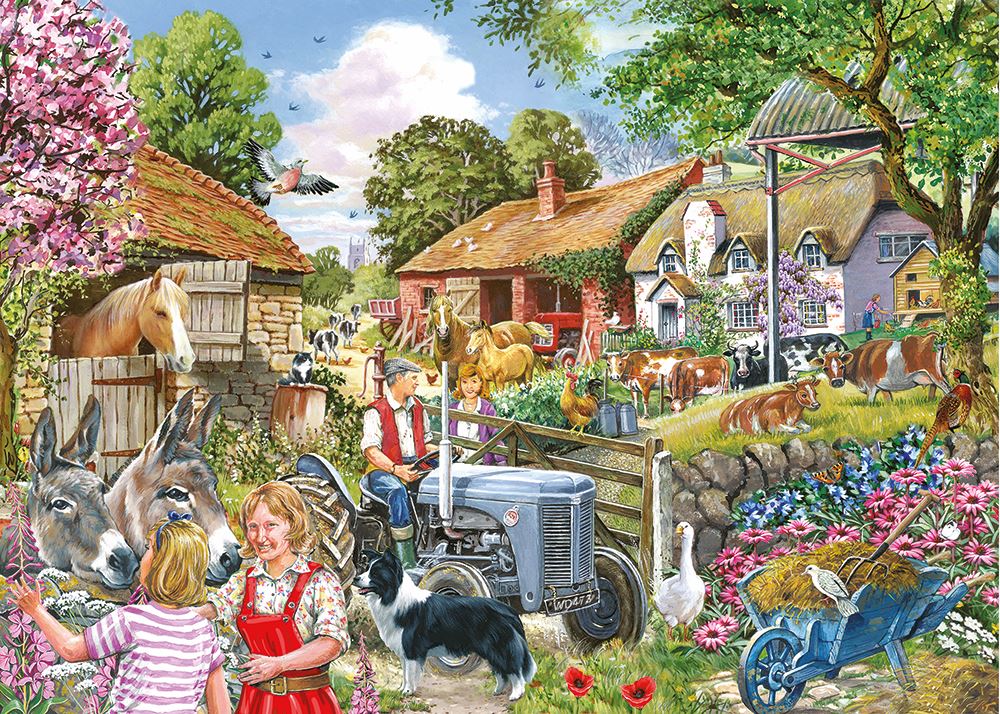 House of Puzzles - Farmer's Friends - 4x250 stukjes