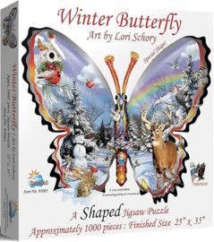 SunsOut 97005 - Winter Butterfly - 1000 stukjes