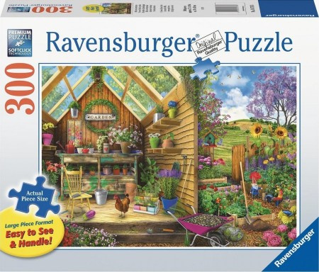 Ravensburger - Kijkje in het Tuinhuisje - 300XL stukjes