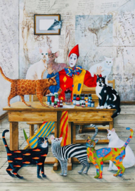 Art Puzzle 4271 - The Colored Cats - 260XL stukjes