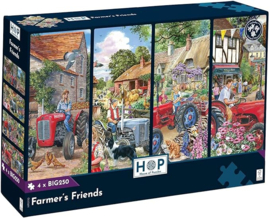 House of Puzzles - Farmer's Friends  4x250XL stukjes