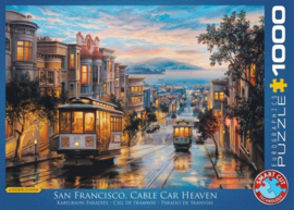 Eurographics 0957 - San Francisco Cable Car Heaven - 1000 stukjes