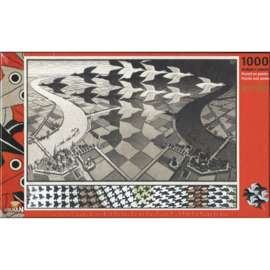 Puzzelman M.C.Escher - Dag en Nacht - 1000 stukjes