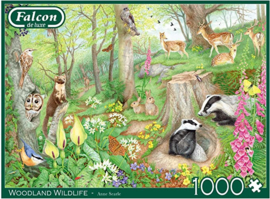 Falcon de luxe 11322 - Woodland Wildlife - 1000 stukjes