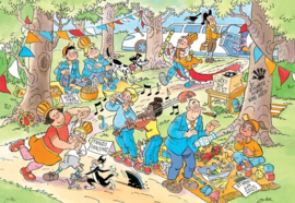 Jan van Haasteren JUNIOR - De Vrijmarkt - 240 stukjes  LEVERBAAR 6/9