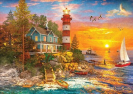 Gibsons 3147 - Lighthouse Island - 500 stukjes