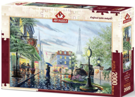 Art Puzzle 5474 - Summer Rain, Paris - 2000 stukjes