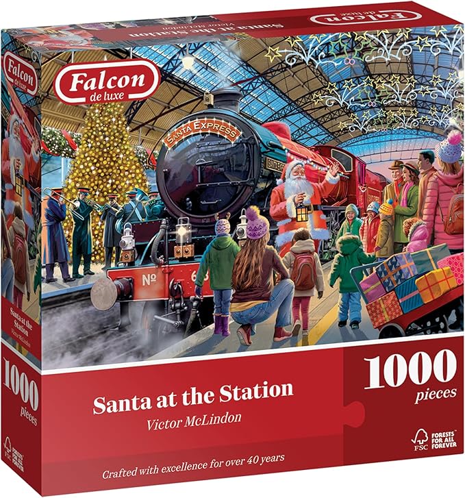 Falcon de Luxe 146 - Santa st the Station - 1000 stukjes