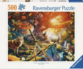 Ravensburger - Het Bos van Excalibur - 500 stukjes
