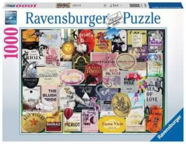 Ravensburger - Wijnlabels - 1000 stukjes