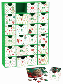 Eurographics - Advent Calendar Christmas Whiskers - 24x50 puzzels