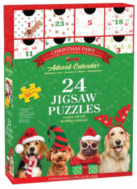 Eurographics Advent Calendar - Christmas Paws - 24x50 stukjes