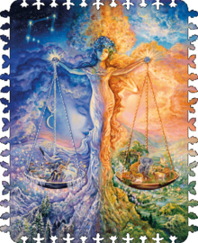 DaVICI Josephine Wall - Zodiac Weegschaal - 100 stukjes