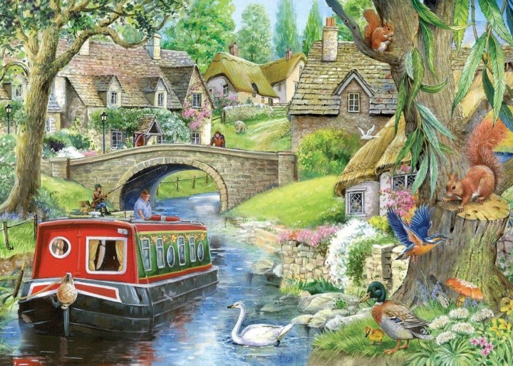 House of Puzzles - Cruising the Canals - 4x500 stukjes