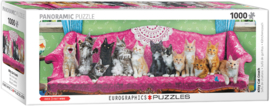 Eurographics 5629 - Kitty Cat Couch - 1000 stukjes  Panorama