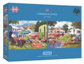 Gibsons 5057 - Caravan Outings - 2x500 stukjes