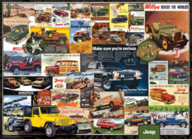 Eurographics 0758 - Jeep Advertising Collection - 1000 stukjes