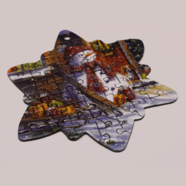 Gibsons 9511 - Festive Favourites Advent Calendar - 24 Vormpuzzels