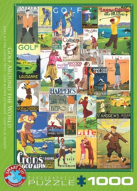 Eurographics 0933 - Golf Around the World - 1000 stukjes