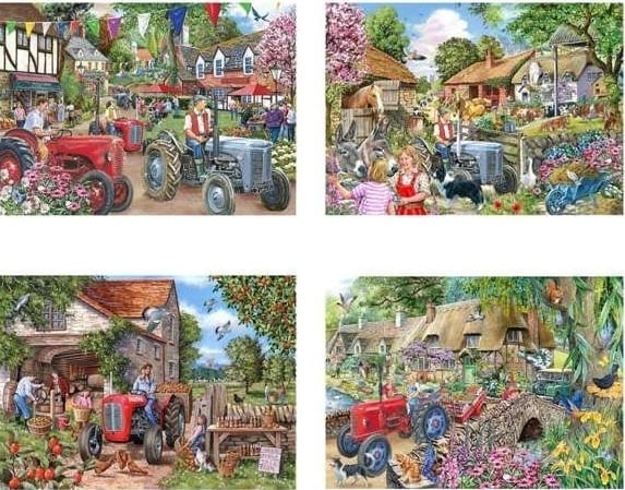 House of Puzzles - Farmer's Friends - 4x250 stukjes