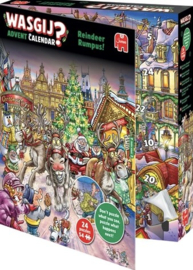 Wasgij Kerst Advent Kalender 2025 - 24x54 stukjes  (LEVERBAAR 13/9)
