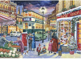 House of Puzzles - Christmas Shopping - 4 x500 stukjes
