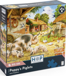 House of Puzzles - Poppy's Piglets - 500XL stukjes