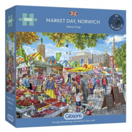 Gibsons 6297 - Market Day, Norwich - 1000 stukjes