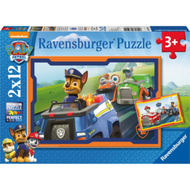 Ravensburger - Paw Patrol in Actie - 2x12 stukjes