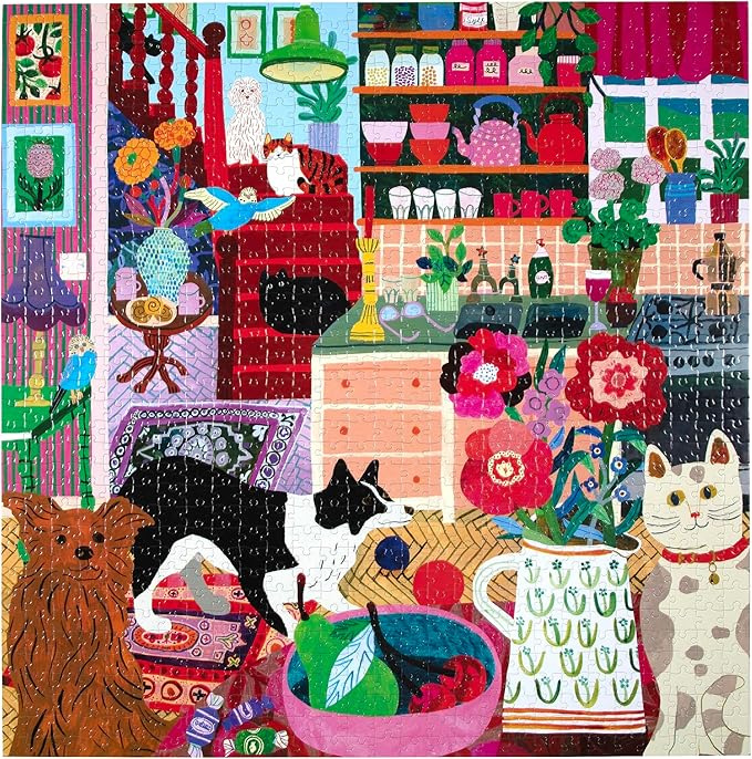 eeBoo - Pets in the Kitchen - 1000 stukjes