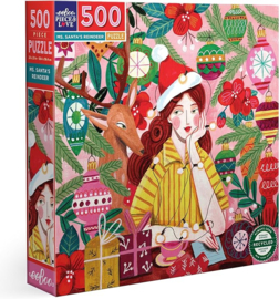 eeBoo - Ms. Santas Reindeer - 500 stukjes