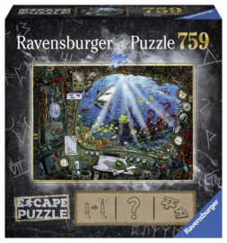 Ravensburger Escape 4 - De Onderzeeer - 759 stukjes