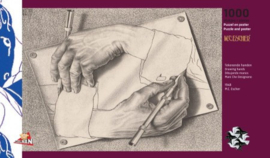 Puzzelman M.C. Escher - Drawing Hands - 1000 stukjes