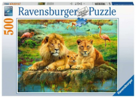Ravensburger - Leeuwen in de Savanne - 500 stukjes