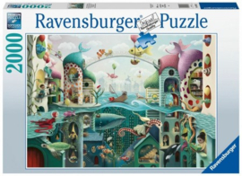 Ravensburger  - Als Vissen Konden Lopen - 2000 stukjes