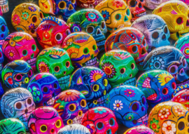 Enjoy 1464 - Colorful Skulls - 1000 stukjes