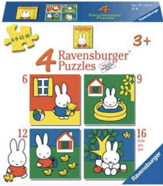 Ravensburger - Nijntje - 6/9/12/16 stukjes