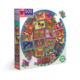 eeBoo - Vintage Butterflies - 500 stukjes
