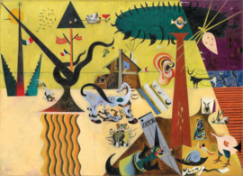 Eurographics Joan Miro  - The Tilled Field - 1000 stukjes