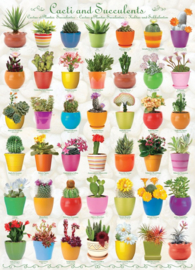Eurographics 0654 - Cacti & Succulents - 1000 stukjes