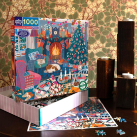 eeBoo - English Cottage Christmas - 1000 stukjes