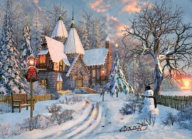 Eurographics 0790 - Christmas Cottage - 1000 stukjes