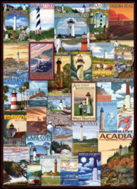 Eurographics 0779 - Lighthouses Vintage Posters - 1000 stukjes
